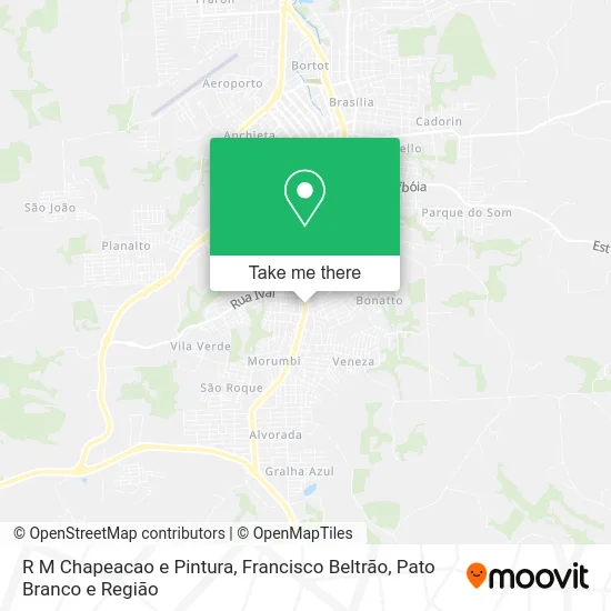 R M Chapeacao e Pintura map