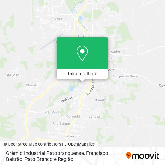 Grêmio Industrial Patobranquense map