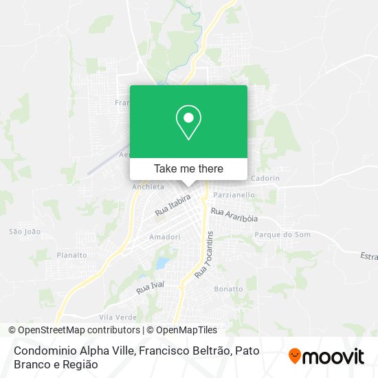 Condominio Alpha Ville map