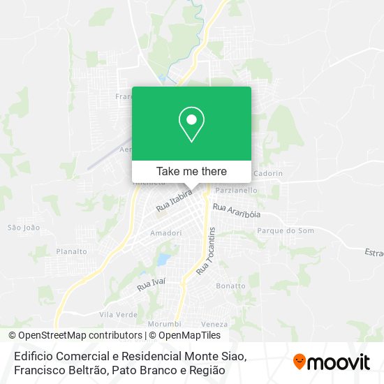 Edificio Comercial e Residencial Monte Siao map