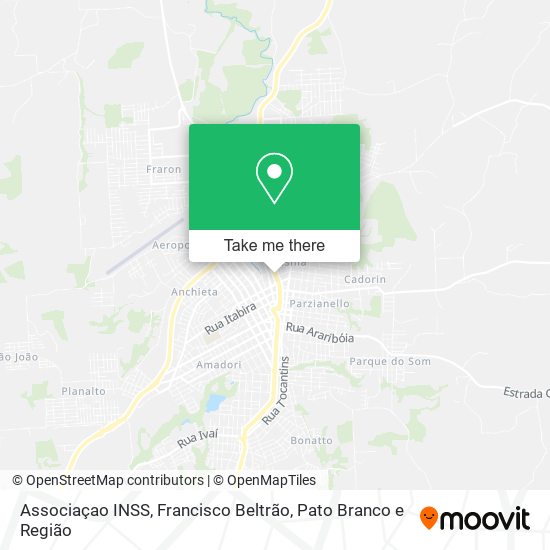 Associaçao INSS map