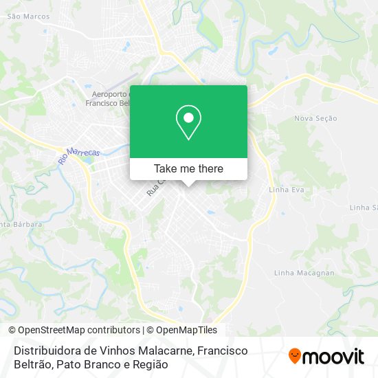 Distribuidora de Vinhos Malacarne map