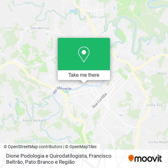 Dione Podologia e Quirodatilogista map