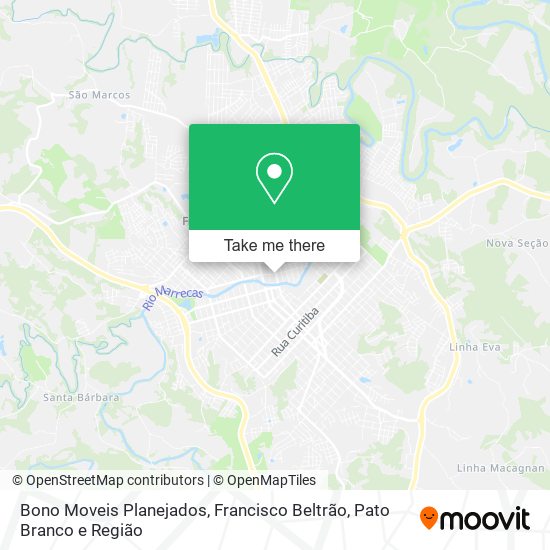 Bono Moveis Planejados map
