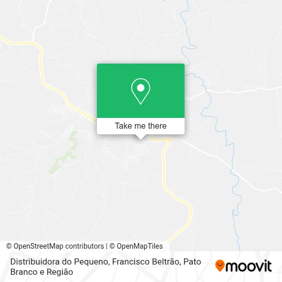 Distribuidora do Pequeno map