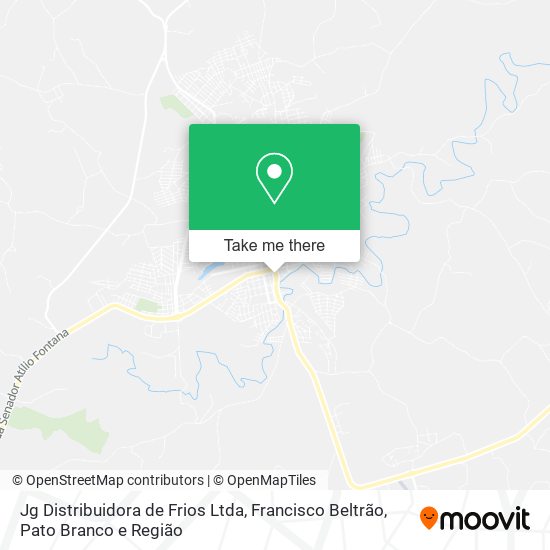Jg Distribuidora de Frios Ltda map