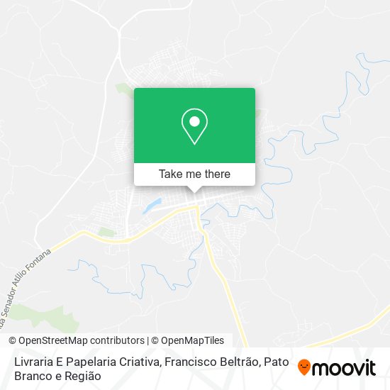 Mapa Livraria E Papelaria Criativa