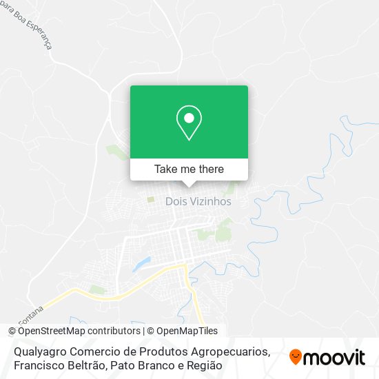 Mapa Qualyagro Comercio de Produtos Agropecuarios