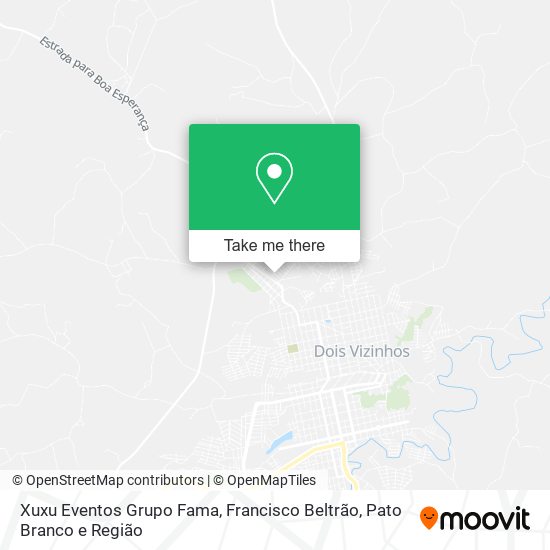 Xuxu Eventos Grupo Fama map