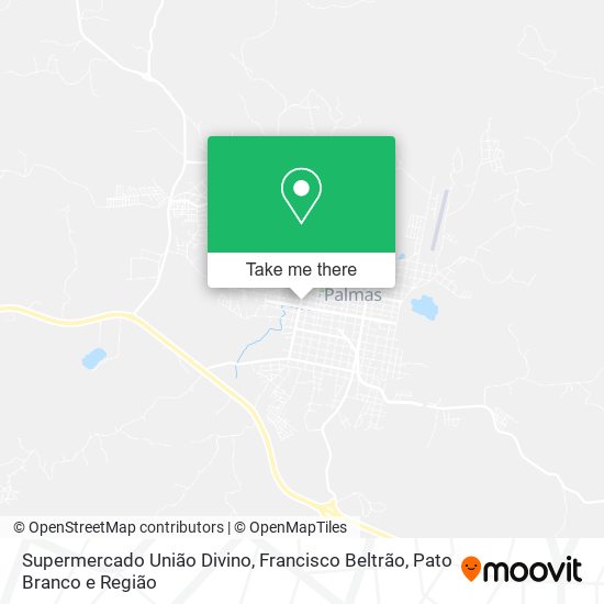 Supermercado União Divino map