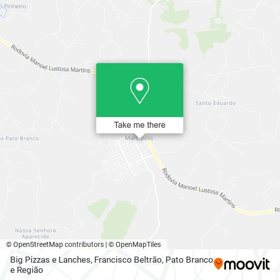 Big Pizzas e Lanches map