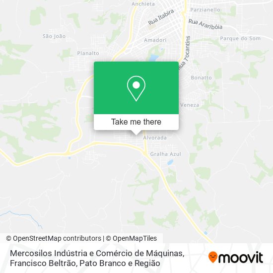 Mapa Mercosilos Indústria e Comércio de Máquinas