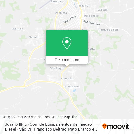 Mapa Juliano Ilkiu - Com de Equipamentos de Injecao Diesel - São Cri