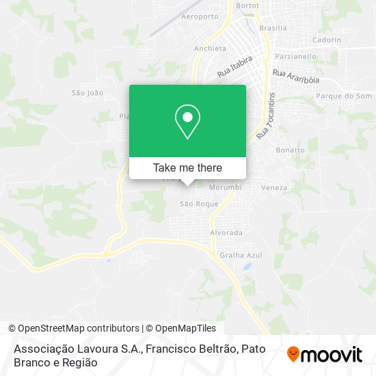 Associação Lavoura S.A. map