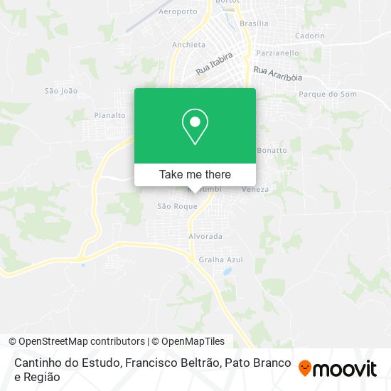 Cantinho do Estudo map