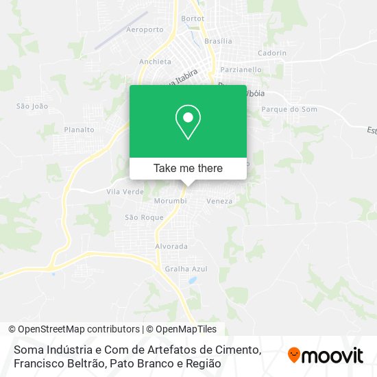 Soma Indústria e Com de Artefatos de Cimento map