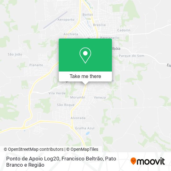 Ponto de Apoio Log20 map