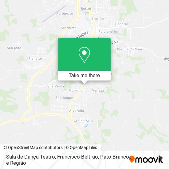 Sala de Dança Teatro map