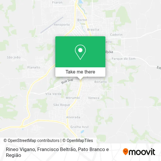 Rineo Vigano map