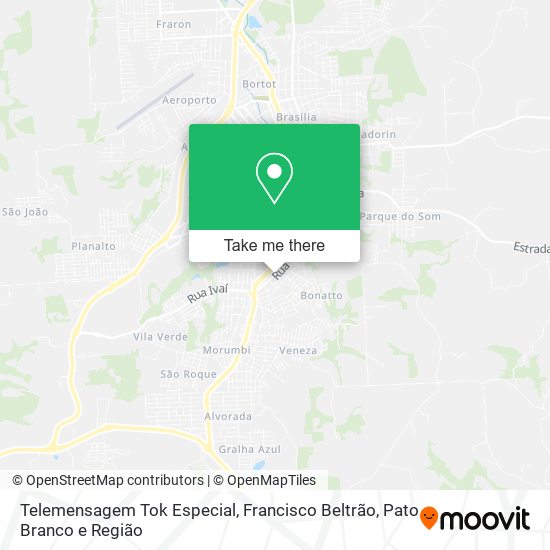 Telemensagem Tok Especial map