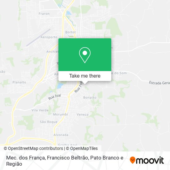 Mec. dos França map