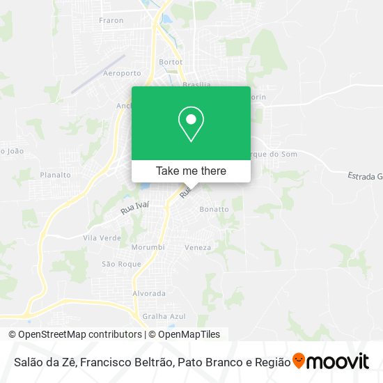 Salão da Zê map