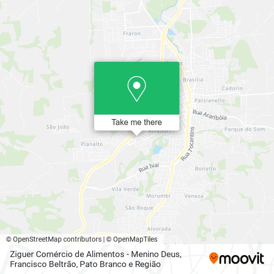 Ziguer Comércio de Alimentos - Menino Deus map