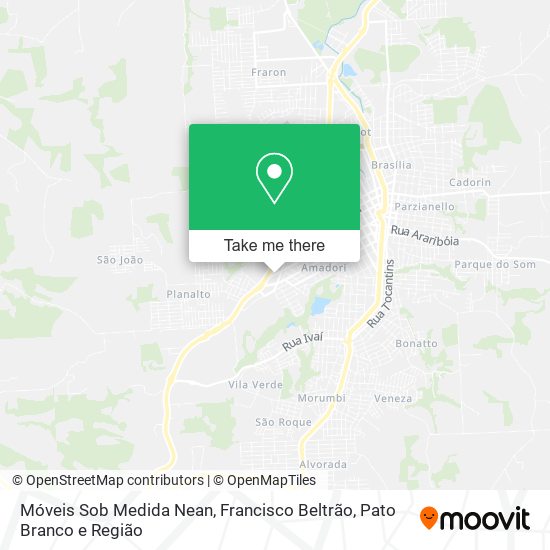 Móveis Sob Medida Nean map