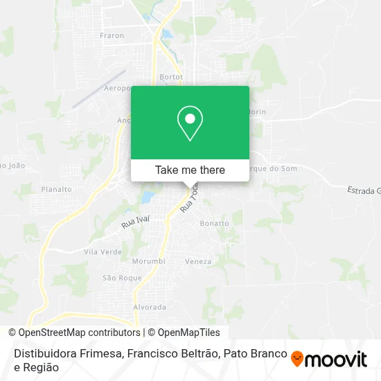Distibuidora Frimesa map