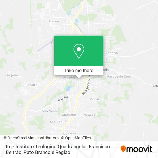 Itq - Instituto Teológico Quadrangular map