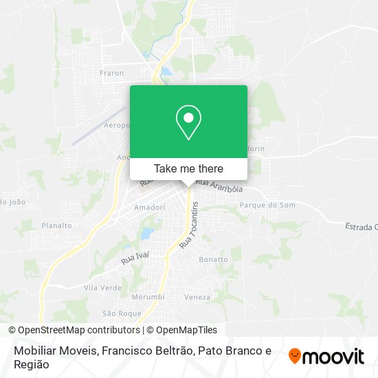 Mobiliar Moveis map