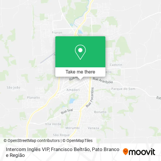 Intercom Inglês VIP map