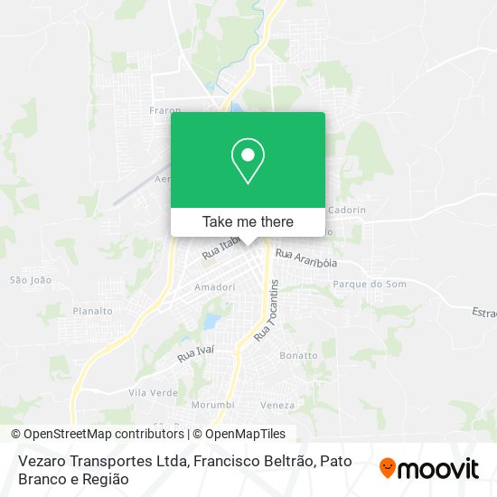 Vezaro Transportes Ltda map