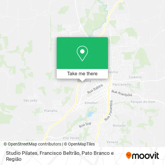 Studio Pilates map
