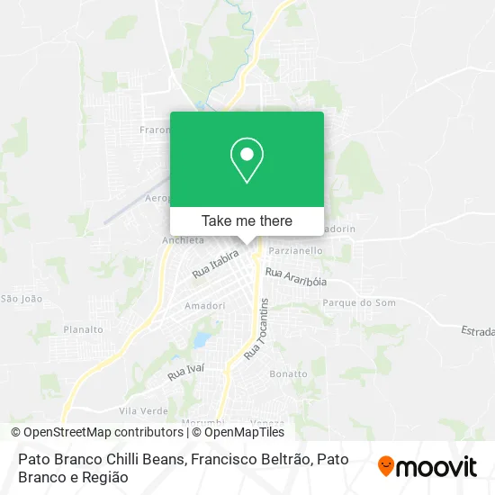 Pato Branco Chilli Beans map