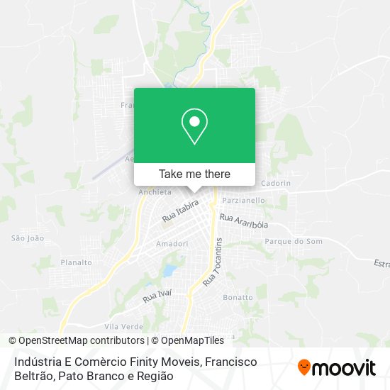 Indústria E Comèrcio Finity Moveis map