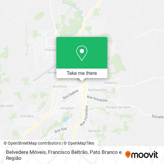 Belvedere Móveis map