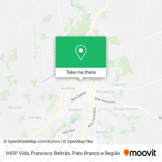 IHOP Vida map