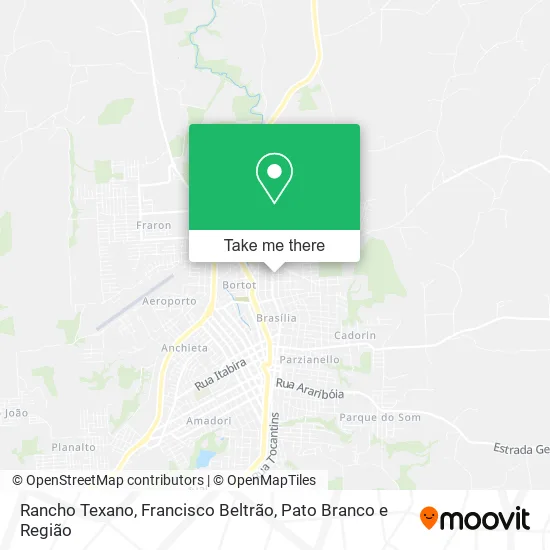 Rancho Texano map