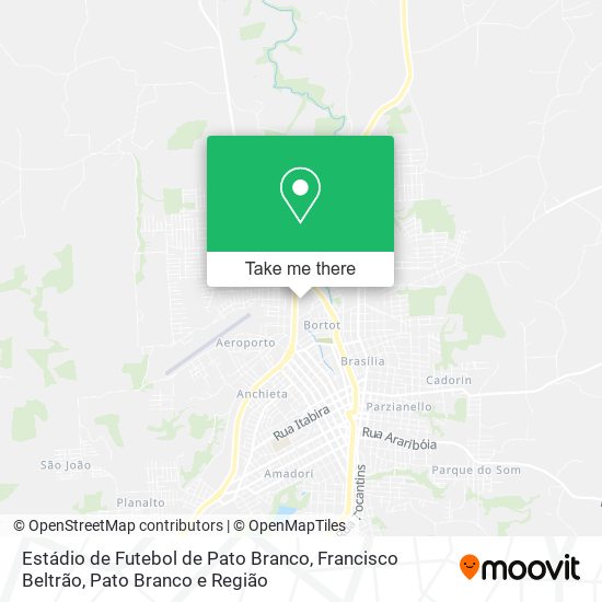 Estádio de Futebol de Pato Branco map