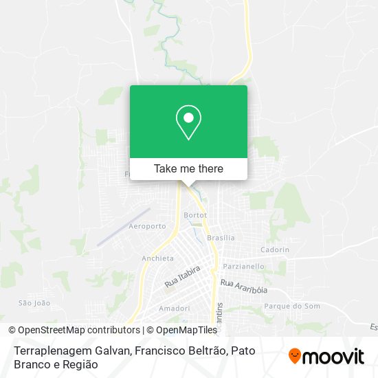 Terraplenagem Galvan map