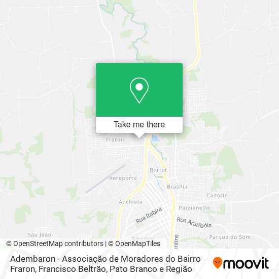 Adembaron - Associação de Moradores do Bairro Fraron map