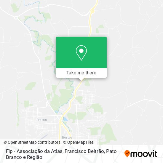 Fip - Associação da Atlas map