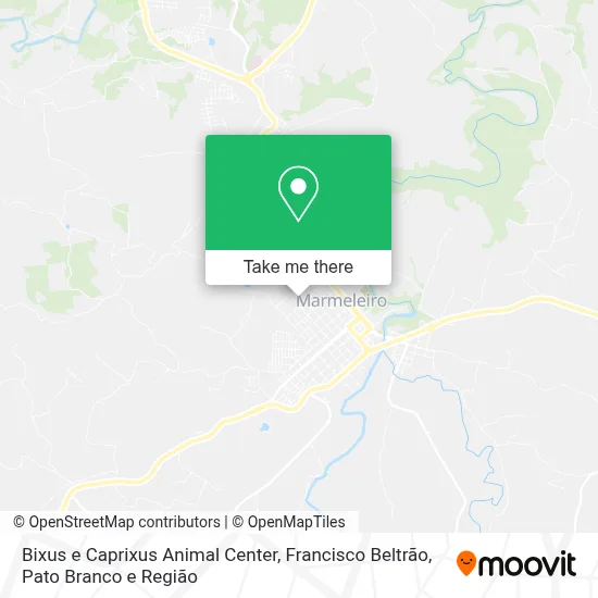 Bixus e Caprixus Animal Center map