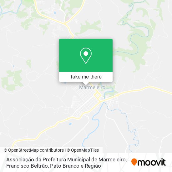 Associação da Prefeitura Municipal de Marmeleiro map