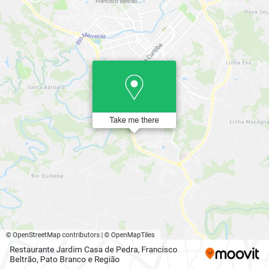 Restaurante Jardim Casa de Pedra map