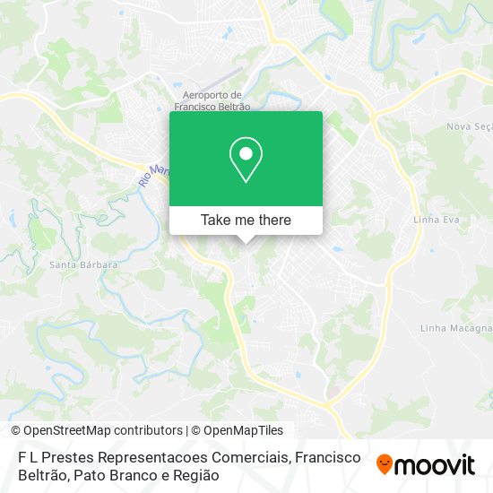 F L Prestes Representacoes Comerciais map