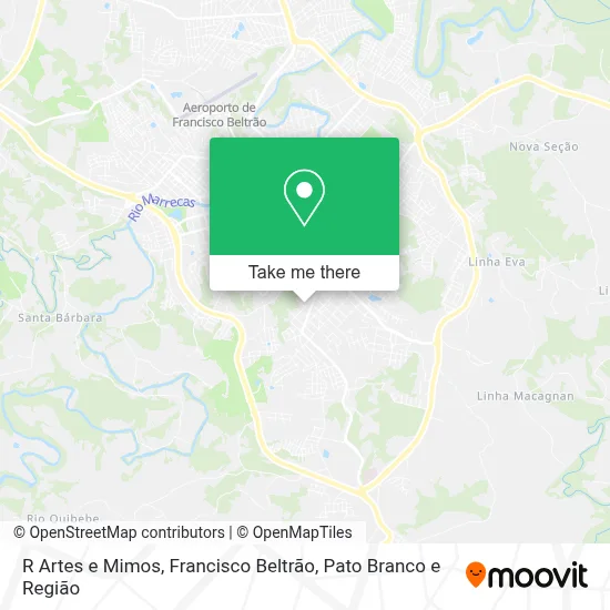 R Artes e Mimos map