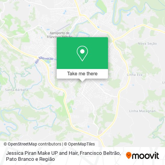 Jessica Piran Make UP and Hair map