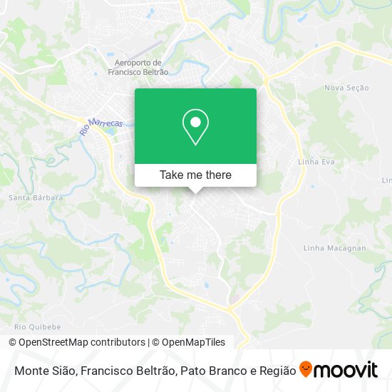 Monte Sião map